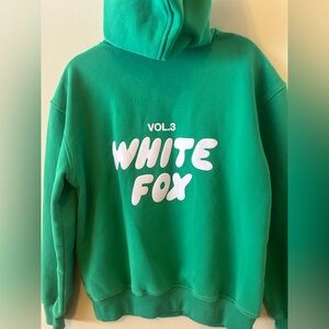 White Fox Green Hoodie XS/S VOL.3 Women's Pullover Sweatshirt